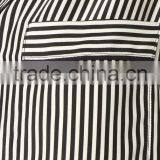 High Quality Smooth Ladies Pajamas Fashion Long Sleeve Women Silk Striped Pajamas thumbnail-3