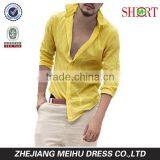 Hawaii Styling Men's Cotton Linen Blend Shirts Ultra Light Colorful Shirts thumbnail-1