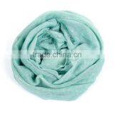 Polyester Scarves & Wraps Rectangle Silver Green Sequins Fashion Scarf thumbnail-3