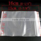 Plastic Zip Lock Bags Rectangle Transparent 16cm X12cm thumbnail-2