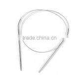Custom Silver Tone Stainless Steel Circular Knitting Needles 81cm(31 7/8") Long Long, Needle Thickness: 3mm( 1/8") thumbnail-1