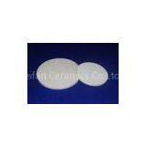 95% AL2O3 White Aluminum Oxide Ceramic Round Plate With Surface Finish Ra 0.4/ Sim Ra 0.8