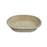 Hand Weaved Oval Rattan Bread Basket For Storage , Poly Food Basket thumbnail-1