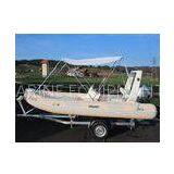 Fiberglass Inflatable RIB Boats Towable For River / Lake RIB480D thumbnail-1