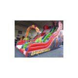 Red Color Inflatable Slide Rental With Full Spiderman Digital Printing thumbnail-1
