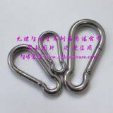Large Stainless Steel Eye Carabiner Spring Snap Hooks thumbnail-1