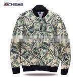 Custom Wholesale Man Woman Winter Varsity Jacket Bomber Jacket thumbnail-1