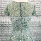 ED Bridal Factory Custom Knee Length Lace Bridesmaid Dress With Short Lace thumbnail-5