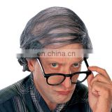 Old Man Grey Cheap Synthetic Fancy Dress Comb Over Party Wigs HPC-0096