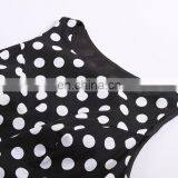 Cotton Short Party Wear Female Clothing Plus Size 50's 60's Polka Dot a Line Women Dress thumbnail-2