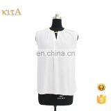 Women Hot Summer Casual Cheap Sleeveless Chiffon Tank Top Blouse thumbnail-1