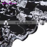 Wholesale Price Black and White Floral Korean Casual 2017 Women Floral Dress thumbnail-5