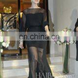 2015 Lattest Slim Fishtail Silk Dress Party Dress Designer One Piece Party Dress Girl Party Wear Western Dress thumbnail-2