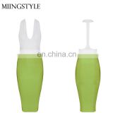 Oem services fashion lady dresses summer sexy bandage dress 2016 for wholesale