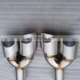 Universal Fits Car Stainless Steel Chrome Round Exhaust Tail Muffler Tip Pipe thumbnail-3