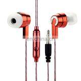 2018 Red Color In-ear Headsets Stereo for Android IOS Smartphone thumbnail-1
