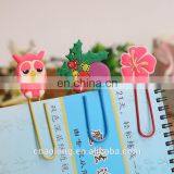 Handmade Custom Personalized Soft Pvc Book Mark,rubber Bookmarks for Books