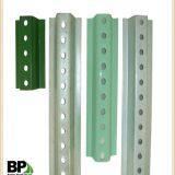 Green Painted u Shape Galvanized Perforated Post thumbnail-3