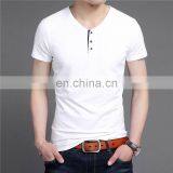 Mens 2020 Summer Stretch Cotton t Shirt thumbnail-5