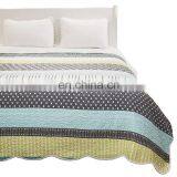 Luxury Vintage Plaid Floral Patchwork Bedsure Queen/King/Custom Size3-Piece Quilt Set Coverlet thumbnail-2