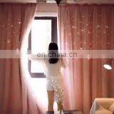 Good Quality New Design Fashion Luxury Pink Color Decorativas Blackout Ombre Curtain Fabric for Bedroom and Living Room thumbnail-1