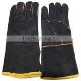 Black Cow Split Good Leather Glove thumbnail-1