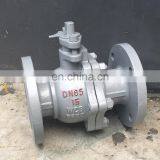 2 Parts Body ASME GB Standard WCB Ball Full Port Ball Valve With Flange Connection thumbnail-4