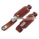 Leather Key Shaped USB Flash Drive With Light1-64GB /USB 2.0 Direct From Manufacturer