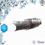 Changzhou Machinery High Quality Steel C45 Forged Worm Gear Shaft With Black Matte thumbnail-2