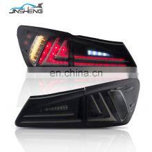 For 06-12 LEXUS  IS250 IS300 IS350 smoked red lens  LED Taillight Assembly