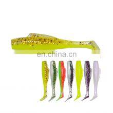 8.5cm 5g 7colors TPR Two-color Soft Lure Oar Tail Soft Bait Luya Soft Bait thumbnail-2