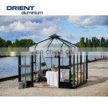 New Coming Modern Style Economic Low Cost Poly Carbonate Sheet Cover Outdoor Greenhouse Aluminium Frame thumbnail-2