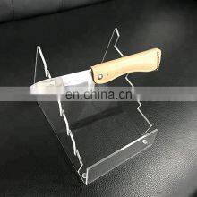 Настроенная 6-уровневая полка для вилок, закрытая акриловая стойка для отображения ножей