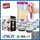 KH Free Design Useful Cake Batter Dispenser With Measuring Label