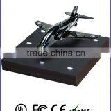 Magnetic Floating Turning Plane Model Display, Customized Flying Helicopter Model