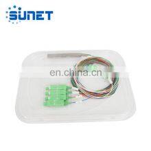 Предложение sc/upc или sc/apc для выбора, мини-плата управления 1x4, разветвитель в стальной коробке PLC с 4 выходами, модель thumbnail-4