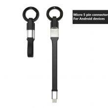 Short Keychain USB Charger Sync Data Cable for Cell Phone thumbnail-3