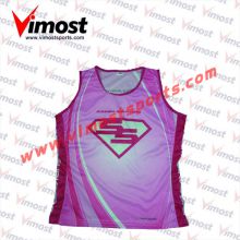 New Style Customized Sublimation Singlet of High Quality Design for Women