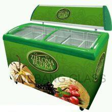 Chest Freezer Glass Door Injection Frame Tempered Low E Glass thumbnail-5