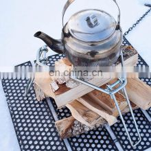 Customer Oriented Premium Quality Silver Stand Plate Outdoor Cast Iron Campfire Tripod