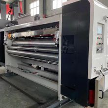 Corrugated Paper Box Carton Folding Gluing Machine Automatic Printing slotting