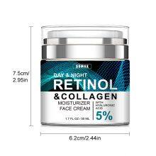 Kin Care Facial Moisturizer Retinol Cream For Women And Men Face Day And Night Cream Reduce Wrinkles 50ml thumbnail-4