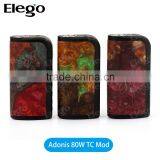 Amazing Rare Arctic Dolphin Adonis Stabilized Wood 80W TC Mod Adonis 80W thumbnail-3