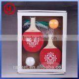 KIDS Mini Desktop Indoor Poplar Wooden Table Tennis Racket With Table Tennis Ball Wholesale