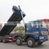 sinotruk howo Flat Bed Dump truck 8*4 made in china with free part