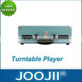 Three-Speed Portable Vinyl Turntable With Stereo Speakers thumbnail-4