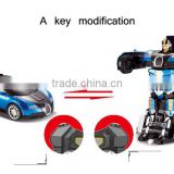 2.4G radio control car transform robot toy