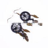 Yiwu Wholesale India Handmade Fashion Small Multicolored Dream Catcher Gold Jewelry Earrings In Zinc Alloy Jewelry thumbnail-3