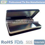 Rectangular Chocolate Candy Tin With Hinge Lid