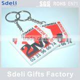 Cheap Custom Rubber Keychain/soft Rubber Keyring thumbnail-1
